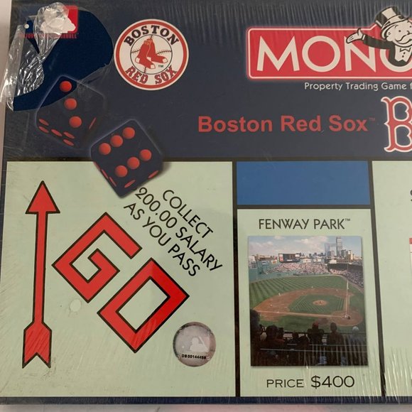Vintage Monopoly Boston Red Sox MLB Collector's Edition 2000 Board Game Sealed - Picture 2 of 7